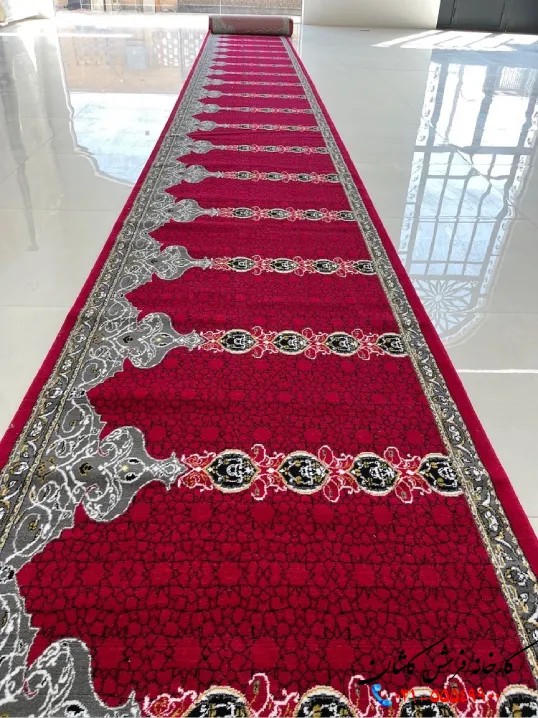 فرش سجاده ای قرمز طاها فرش سجاده ای قرمز طاها