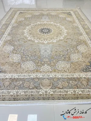 فرش طلاکوب فیلی 1200شانه آیسان کاشان