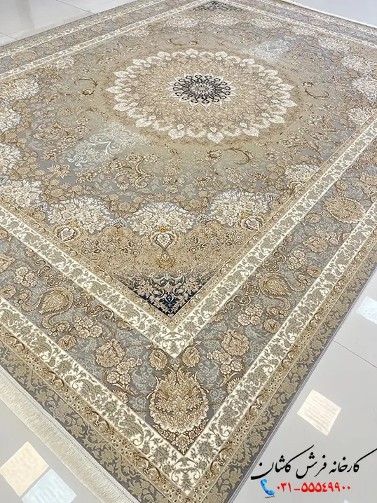 فرش طلاکوب فیلی 1200شانه طرح آیسان کاشان فرش طلاکوب فیلی 1200شانه طرح آیسان کاشان