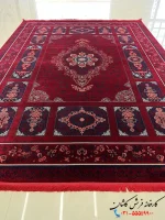 فرش قرمز لاکی 1200شانه کتیبه کاشان