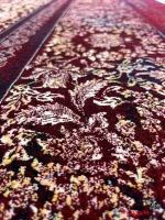 فرش قرمز لاکی جدید 1200شانه آران کاشان